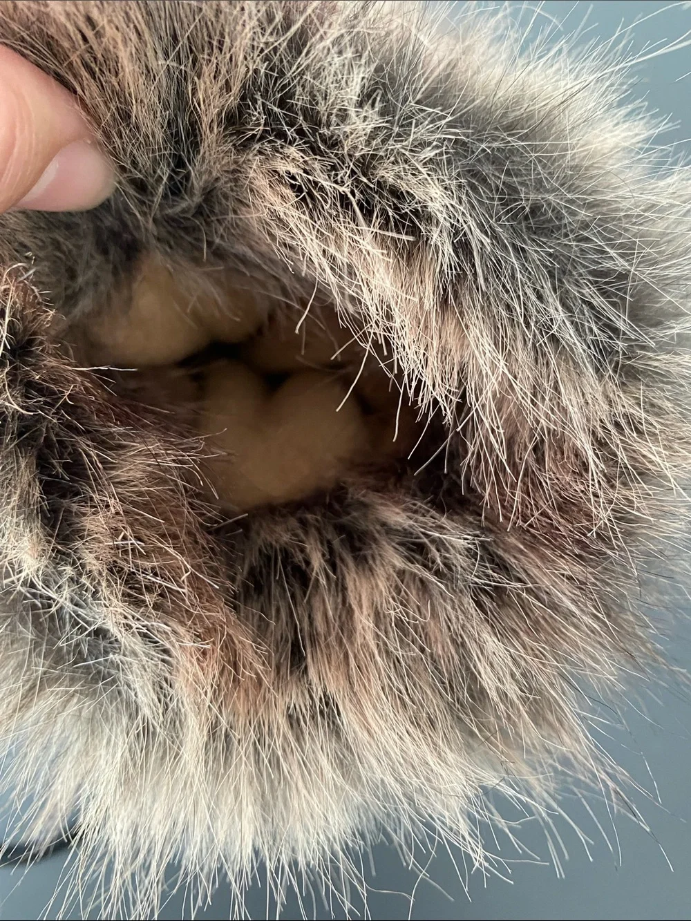 NEW Gap Soft Faux Fur Mittens w/ Strap Brown Avant Garde Classic Casual Boho